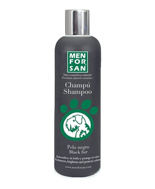 Men For San shampoing pour pelage noir pour chiens