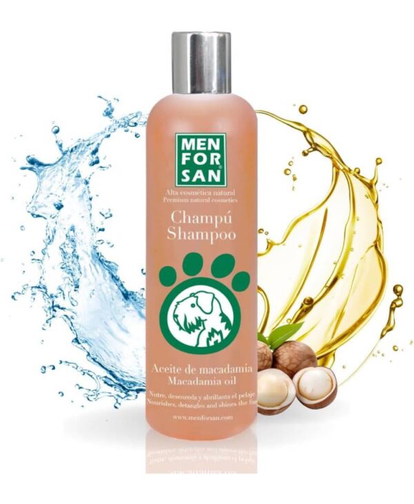 MEN FOR SAN shampoing à l'huile de macademia pour chiens 300ml