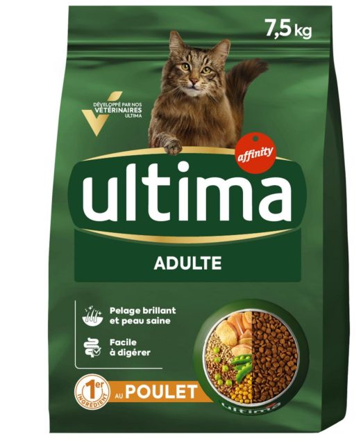 ULTIMA Croquettes chats 7.5kg adulte